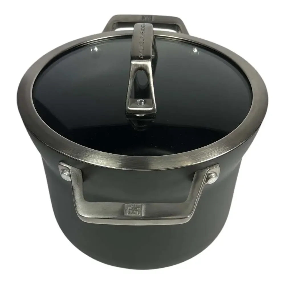 Zwilling J.A. Henckels 4 qt Non-Stick Anodized Dutch Oven Stockpot Saucepan Lid
